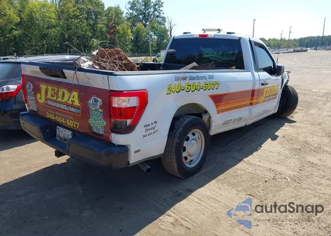 2021 Ford F-150 Xl из США, поврежденный, VIN 1FTMF1CB1MKE34828